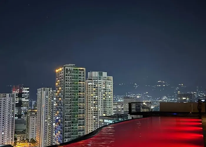High View 1room In Near Ayala Mall With Rooftop Pool, Fast Wifi And Netflix * Cebu